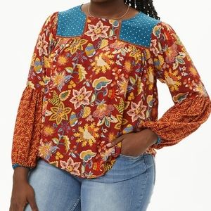 NWT Floral Matilda Jane Long Sleeve Blouse